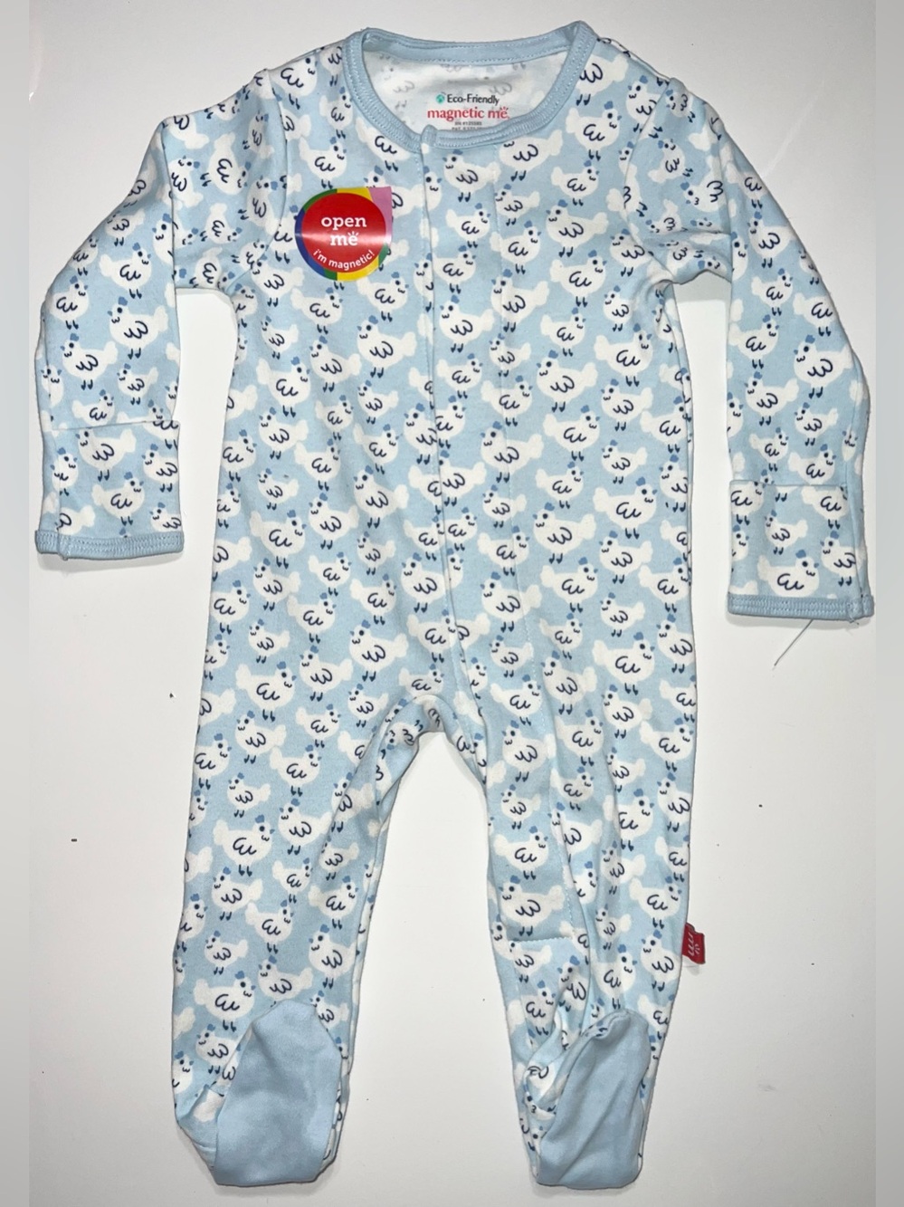 Magnetic Me Footie Pajama - Size 0/3 months
